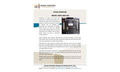 Soniya Scientific - Model SSES-SEM-001 - Stack Sampler - Brochure