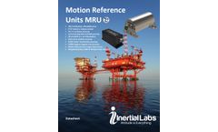 Inertial Labs - Model MRU Series - Motion Reference Units - Brochure