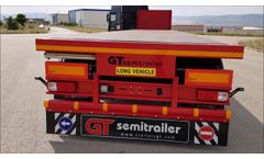 4 Axle Flatbed Semi Trailer from Manufacturer Sales- Video