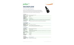 Pulsar MicroFlow Non-contacting Microwave Liquid Velocity Sensor - Datasheet
