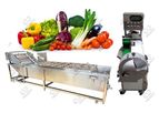 Gelgoog - Automatic Fruit Vegetable Washing Cutting Processing Line Machine