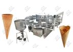 Gelgoog - Model GGDCD - Semi Automatic Ice Cream Waffle Cones Machine