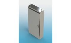 Nema - Model Type 4X - N72HS3018SS6WPFM3PT - Floor Mount Single Door Enclosures