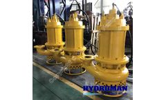 Hydroman™  200TJQ400-50-110 Submersible Slurry Pump with agitators