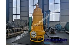 Hydroman™ TSQ600-15-55 Submersible Dredge Pump Used for Sand Dredging