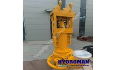 Hydroman™ Hydraulic submersible clay dredging pump with water jet ring 