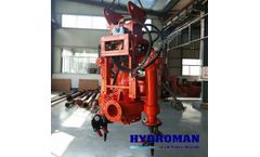 Hydroman Excavator Mounted Dredge Pump Attachment