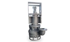 Submersible sewage sludge dewatering pumps with agitator
