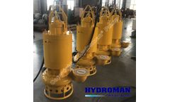Hydroman™ - Model TJQ300-30-55 - Submersible Slurry Pumps with Dry Chamber