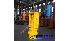 Hydroman® - Hydraulic submersible sand pump use for excavator to extract clean sand at river site
