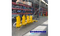 Hydroman® - Submersible recycled concentrates slurry pump for pumping water pulps of sands