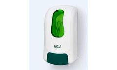 HGJ - Model Sms - 1 Liter Plastic Manual Hand Soap Dispenser with Adjustable Dose