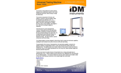 Universal testing Machine brochure 