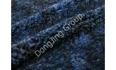 DongJing - Model 8KT0096 - Round Net Messy Sun Wool Beach Wool Faux Fur Fabric