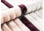 DongJing - Model 9HW0544 - Pink Purple Blue Anti-Hair Four-Color Jacquard Rabbit Hair Faux Fur Fabric