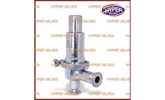 HYPER VALVES - Clean Steam Pressure Relief Valve