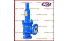 HYPER VALVES - PFA / FEP Lined Safety Relief Valve