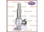 HYPER VALVES - Sanitary Pressure Relief Valve