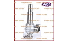 HYPER VALVES - Sanitary Pressure Relief Valve