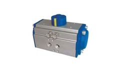 Pasco - Model NK Series - Rack & Pinion Type - Pneumatic Actuator - Material in Aluminum / 304SS / 316SS