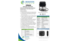 Houston - Model DR600 - K-Band Doppler Speed Radar Brochure