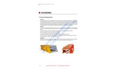 Xinhai - Model YA - Round Vibrating Screen - Brochure