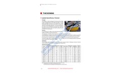 Xinhai - Model NZSG - Efficient Improved Thickener - Brochure