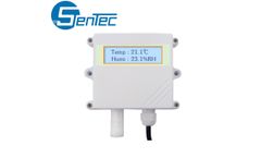 SENTEC - Model SEM220B - Wall-mounted LCD 4-20ma analog output temperature and humidity Sensor