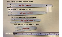 Longer - 1/4" Pitch Lithium Guide Bar