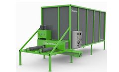 Firewood - Wet Raw Material Storage Hopper with Living Bottom System