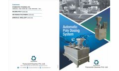 Transcend Cleantec - Model TAPDS - Automatic Poly Preparation and Dosing System - Brochure