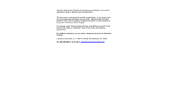 Lakewood - Model 140 - Cooling Tower Conductivity Controllers Brochure