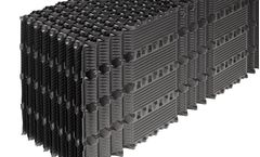 Brentwood - Model AFVF19 - Vertical-Fluted Fills for Metric Counterflow Cooling Towers
