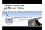 Clarifier effluent troughs - How to design launders I overflow weirs - Video