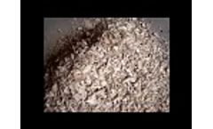 Tree stump wood stump drum chipper crusher - Video