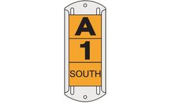 Tech-Products - 1 in Aluminum Reflective Pole Tags