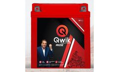 Qwik - Model QR12R - Motorcycle Batteries