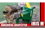 Hydraulic woodsplitter with electric motor - Iris M - Rosselli Snc Video