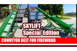 Conveyor belt for wood - Skylift special version - Rosselli Snc Video