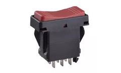 Unionwell - Model RK-10C - Red Push Button Six Pins Rocker Switch