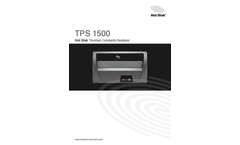 Hot-Disk - Model TPS 1500 - Thermal Conductivity Meter Brochure