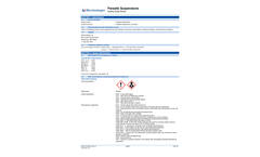 Microbiologics - Parasite Suspensions  Brochure