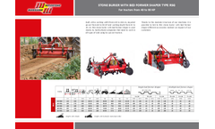Massano - Model Type RSG - Stone Buriers with Bed Former Shaper Brochure