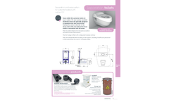 Lemer - Model 00012450 - Suspended Separation Toilets Brochure