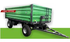 Model TX 500 - 2 Axles - Agricultural Trailer