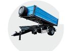 Single Axles - 1 Way Tipping Agri-Trailer