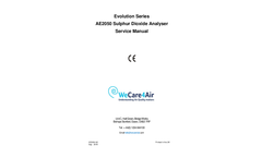 Aeris - Model AE2050 - Sulphur Dioxide (SO2) Analyser - Service Manual