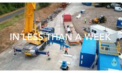 Set up of a Plastic to Electricity Pyrolysis Plant Video