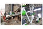 Mauritius 300-400kg/h cat litter pellet plant from waste paper