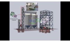 3D Display of Engineering Drawing of Large-scale Poultry Chicken, Cattle and Sheep Feed Pellet Line - Video